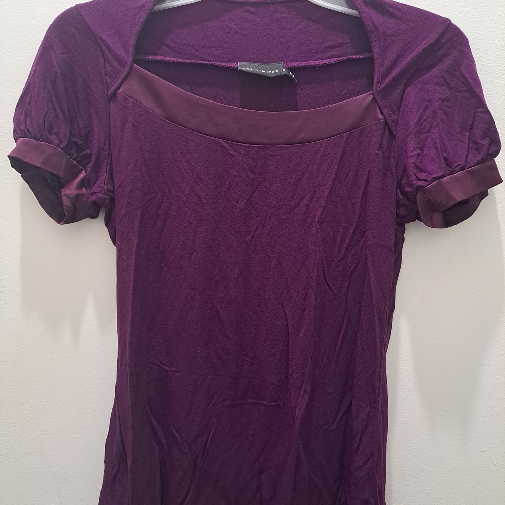 The Limited Deep Purple Blouse